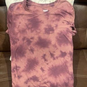 Pink tie dye T-shirt